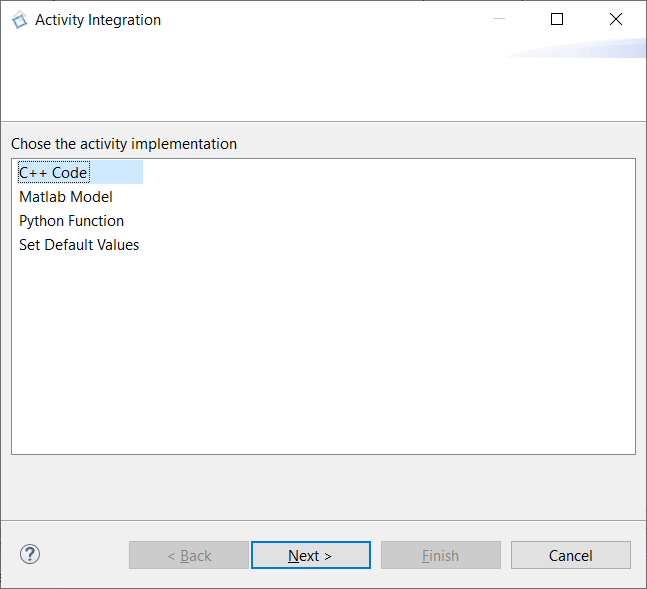 Activity Integration Activity Integration