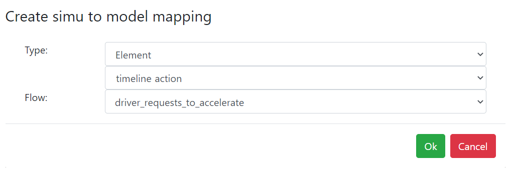 Create Simu to model mapping Create Simu to model mapping