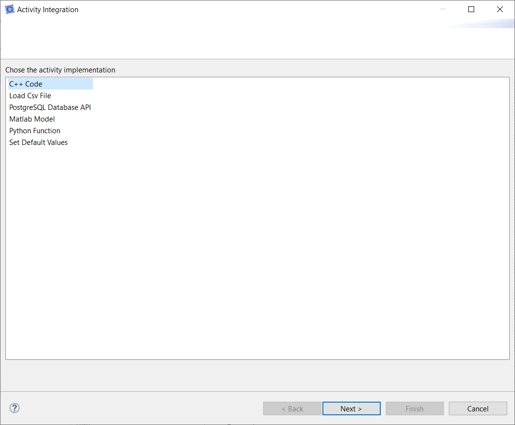 Activity Integration Activity Integration