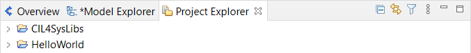 CIL4SysLibs in the Project Explorer CIL4SysLibs in the Project Explorer