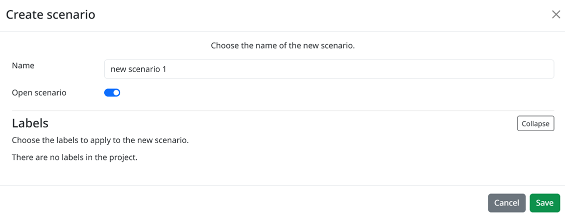 Name Scenario Name Scenario