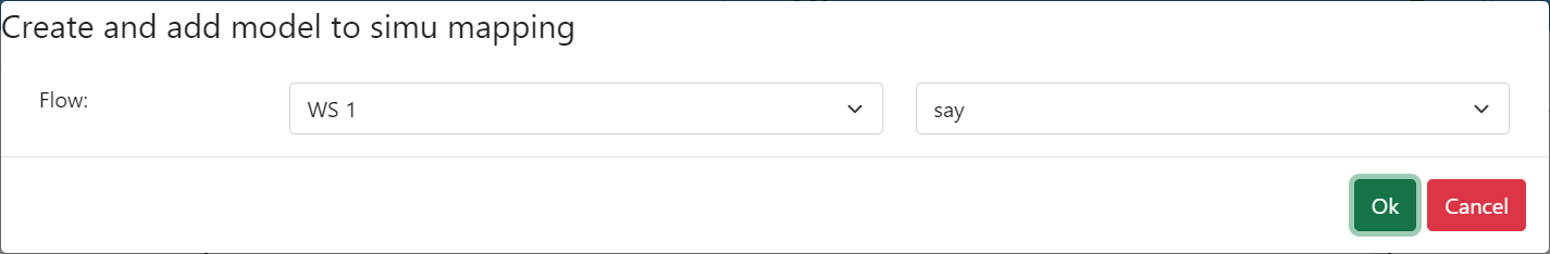 Create and add simu to model mapping Create and add simu to model mapping