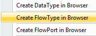 Create FlowType in Browser