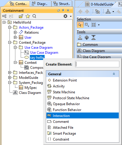 Create Sequence Diagram