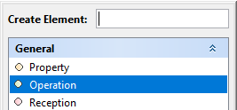 Create operation for activity