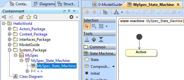 StateMachineDiagramCreation