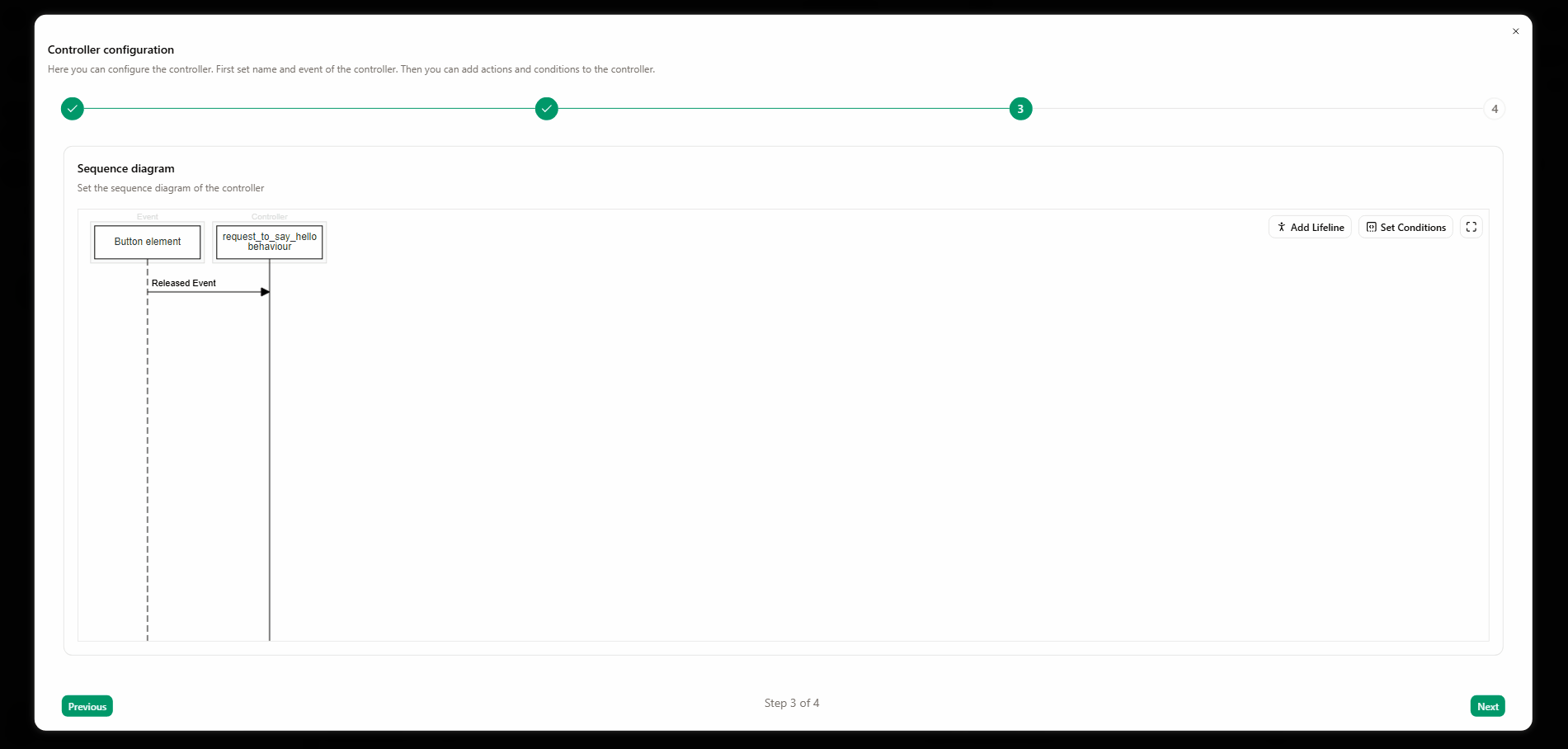 Ajouter une ligne de vie contrôleur
