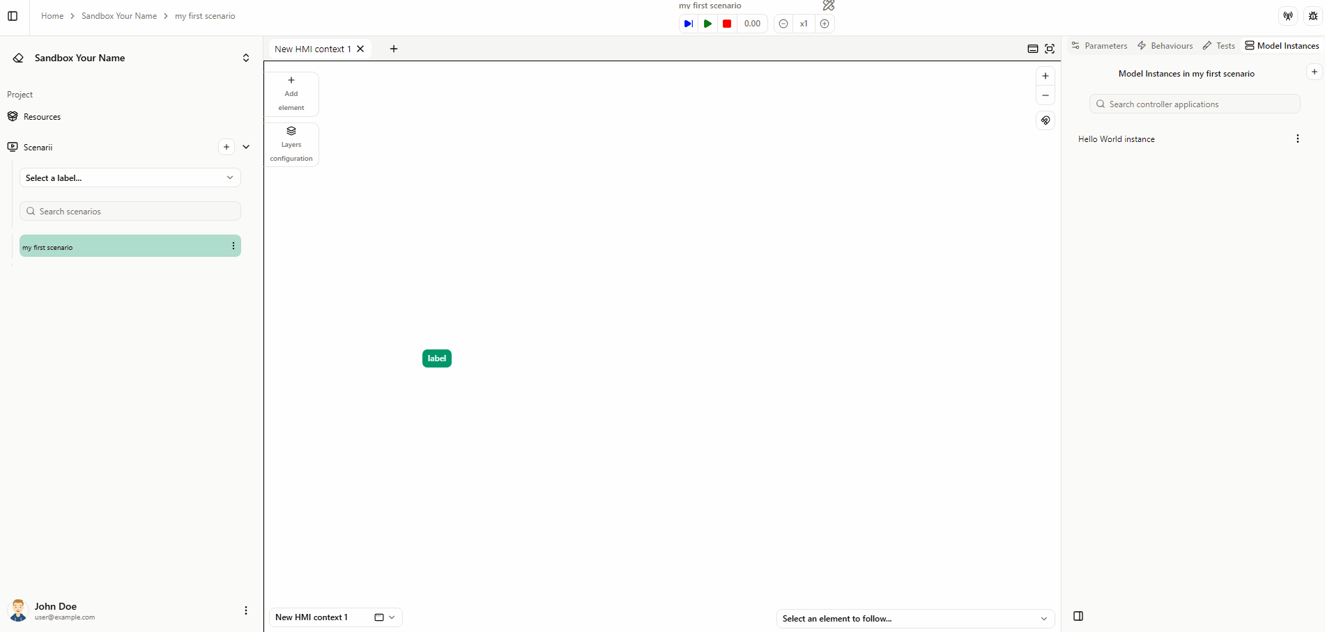 Ajouter un élément texte