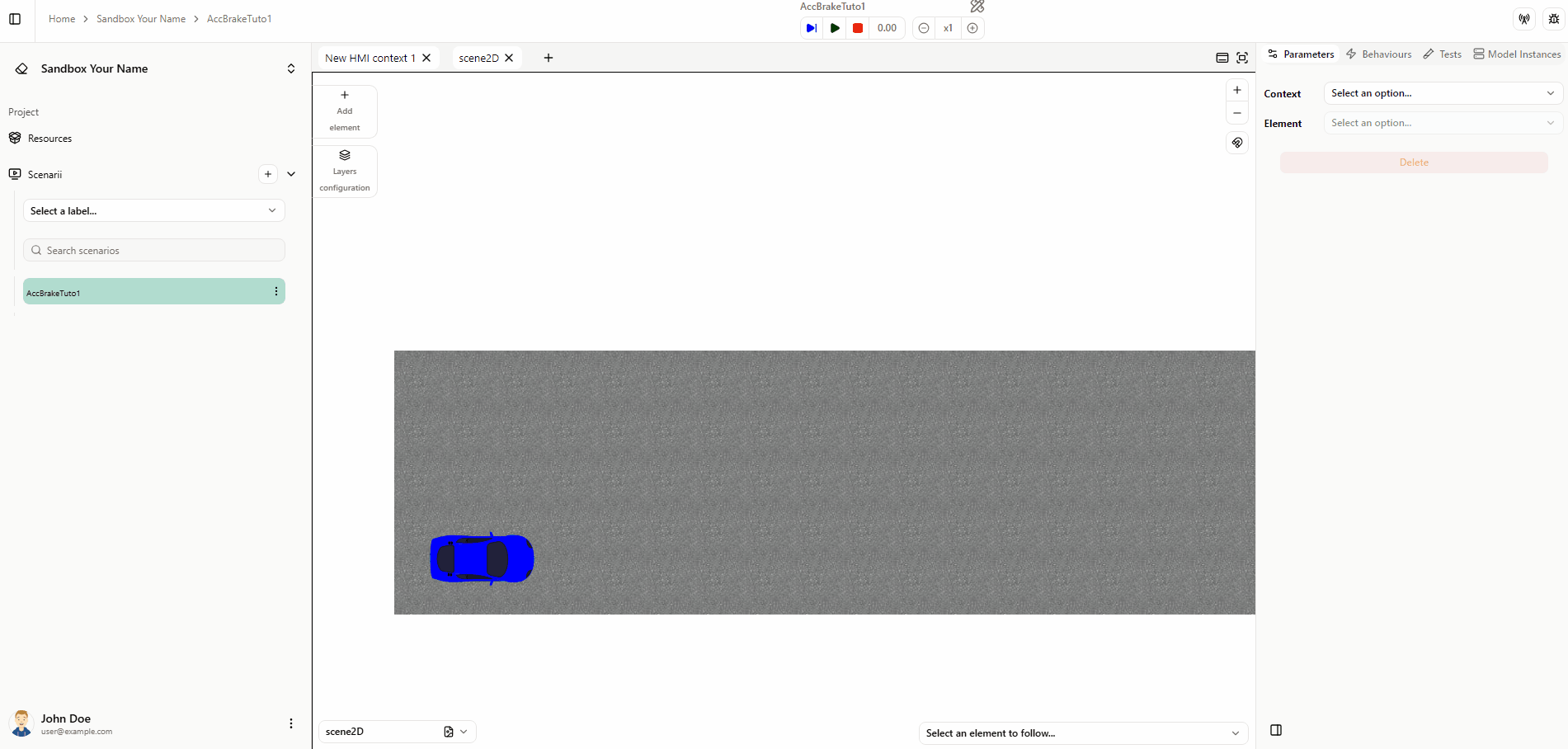 Create controller behaviour