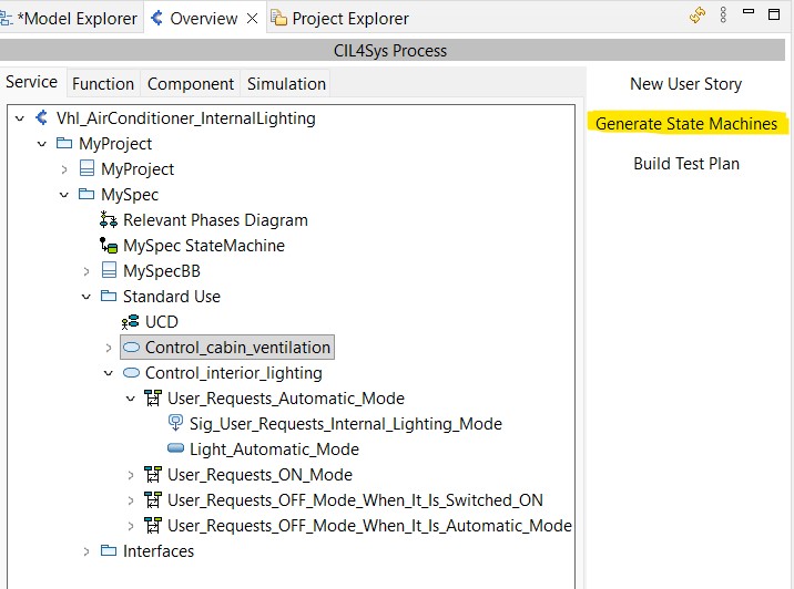 Generate state chart Designer