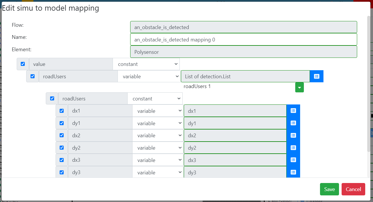 Edit simu to model mapping Edit simu to model mapping