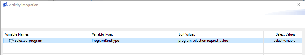 set default value